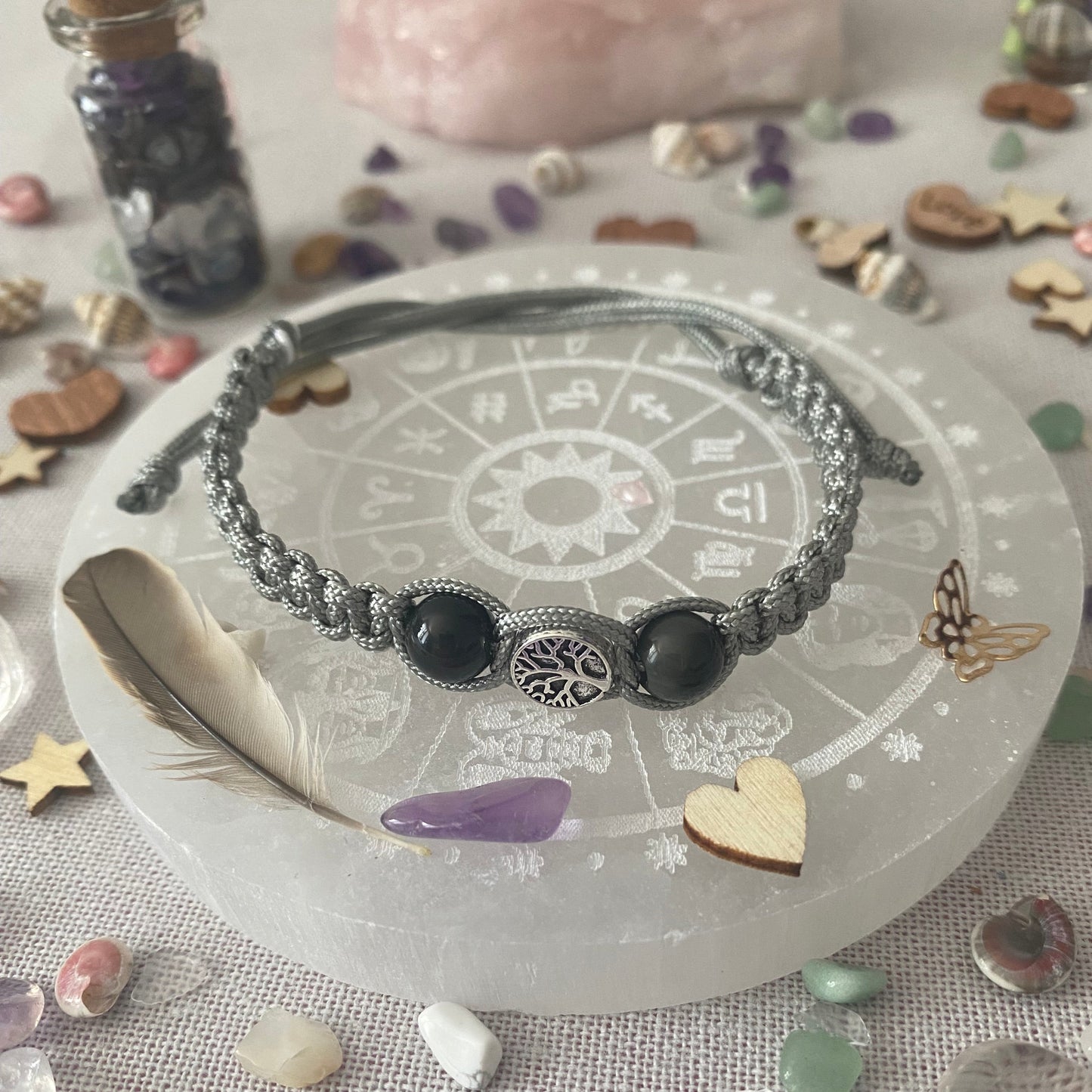 Bracelet Arbre de Vie et Pierres Naturelles
