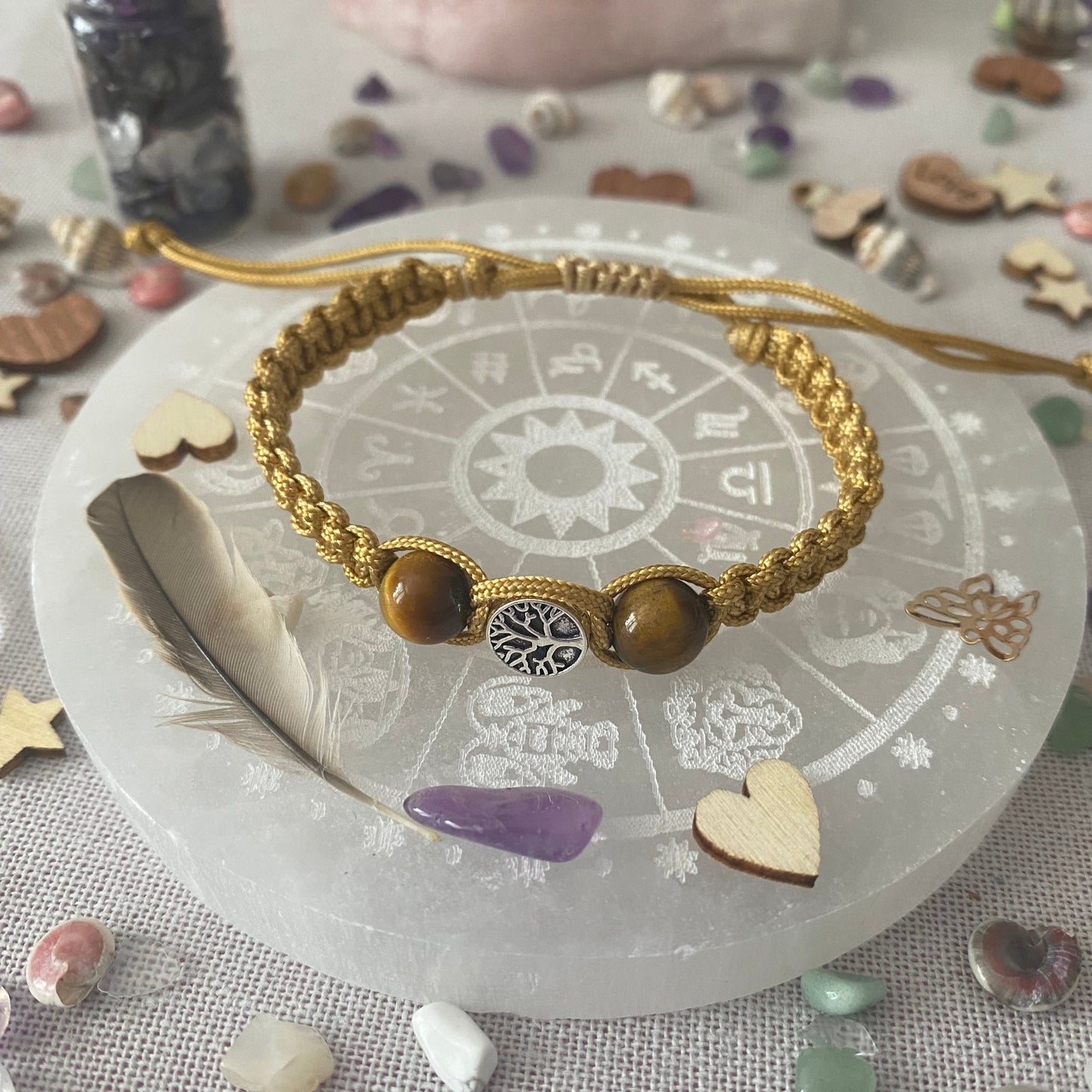 Bracelet Arbre de Vie et Pierres Naturelles