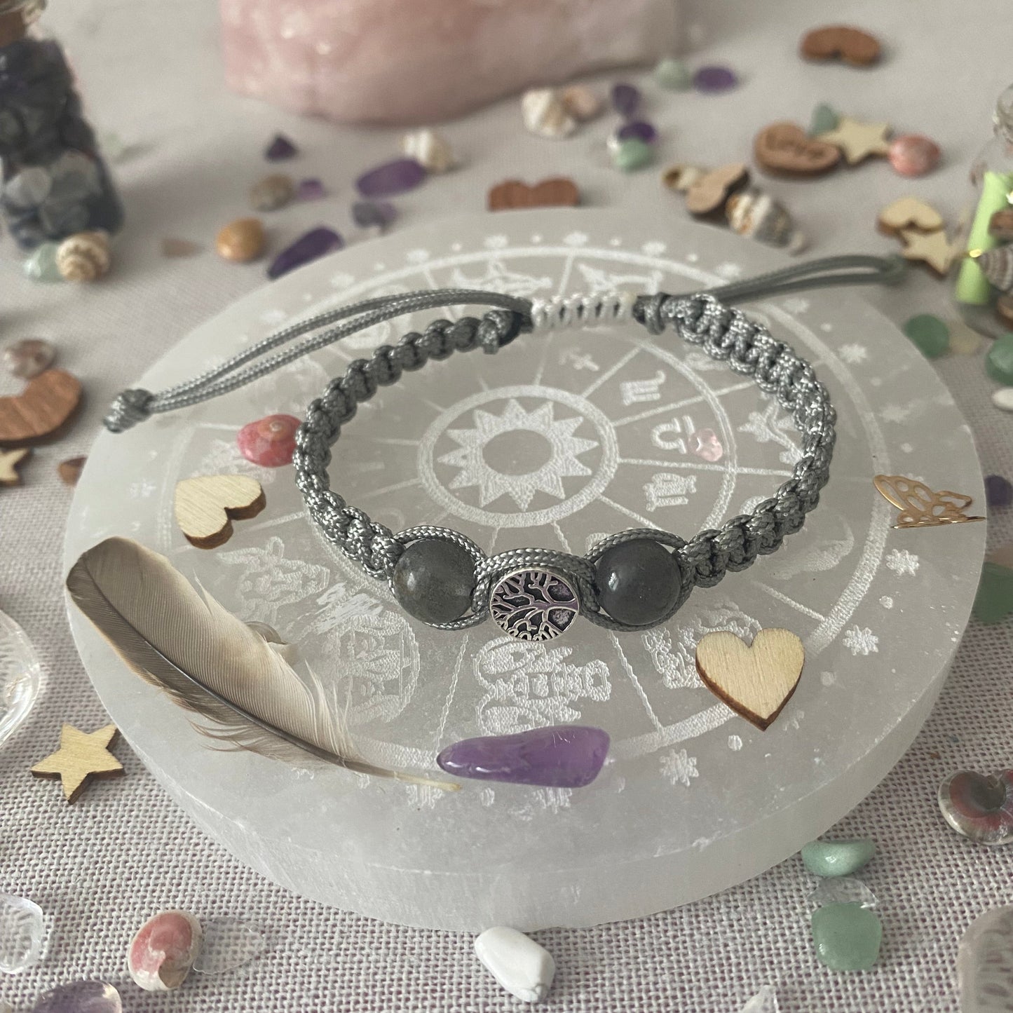 Bracelet Arbre de Vie et Pierres Naturelles