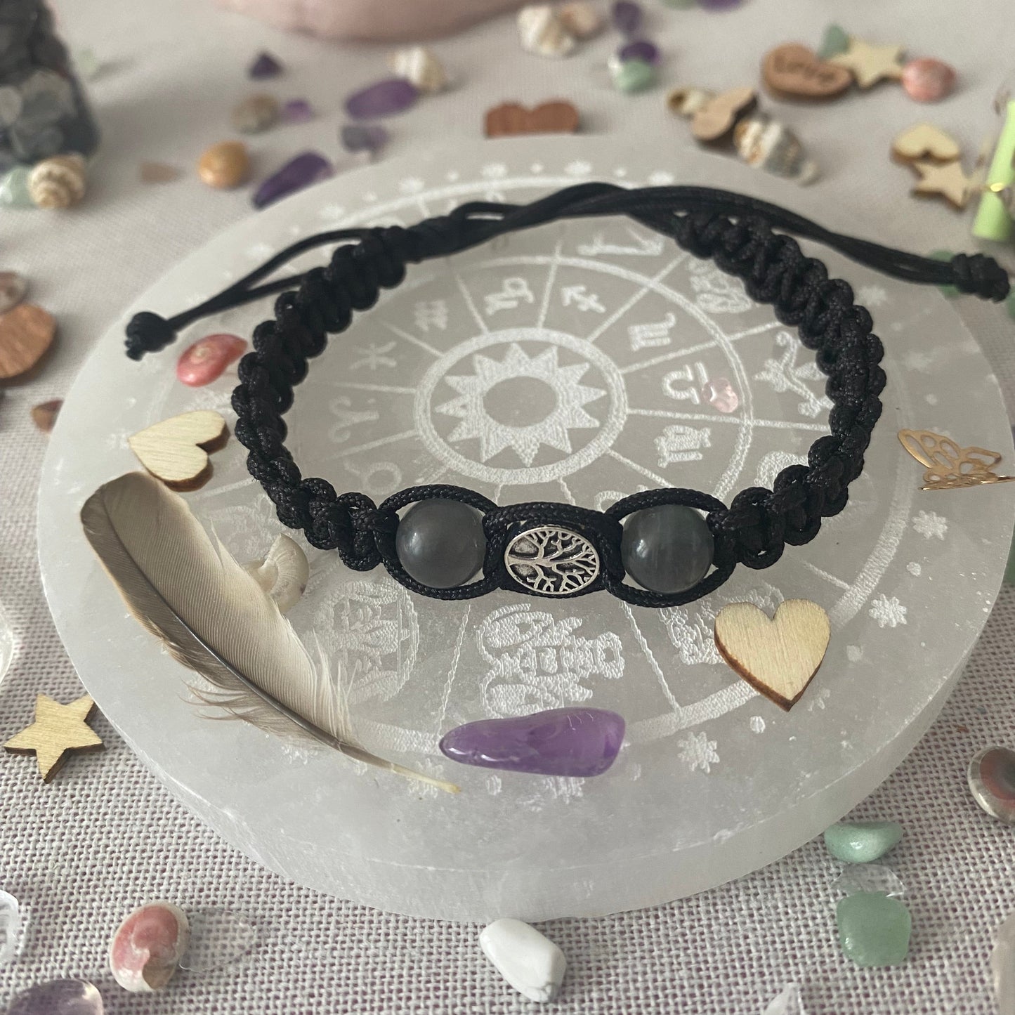 Bracelet Arbre de Vie et Pierres Naturelles