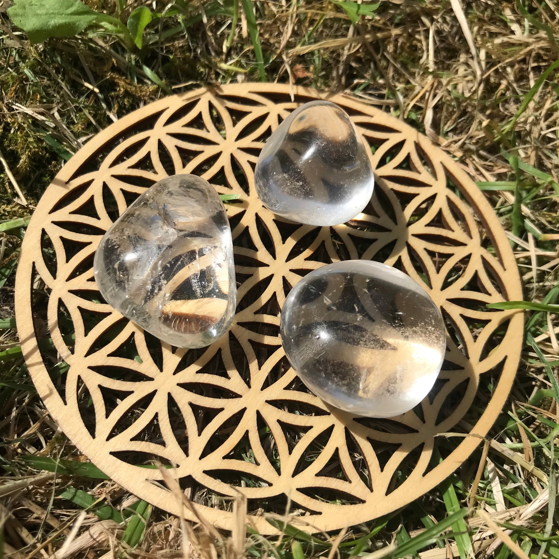 Pierre roulée de labradorite