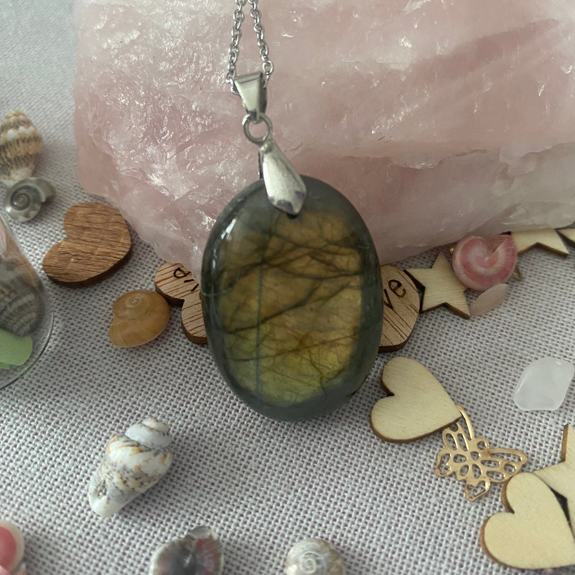 pendentif en labradorite
