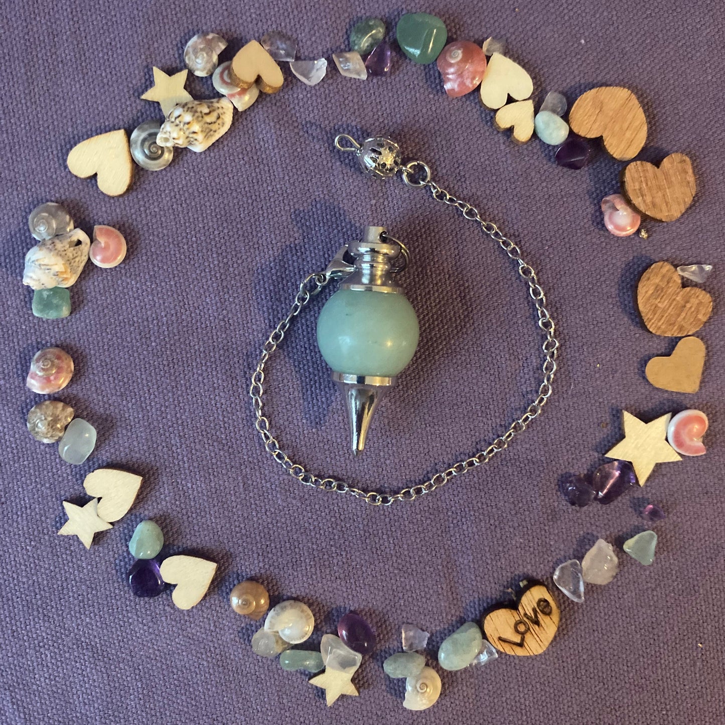 pendule divinatoire Séphoroton en amazonite