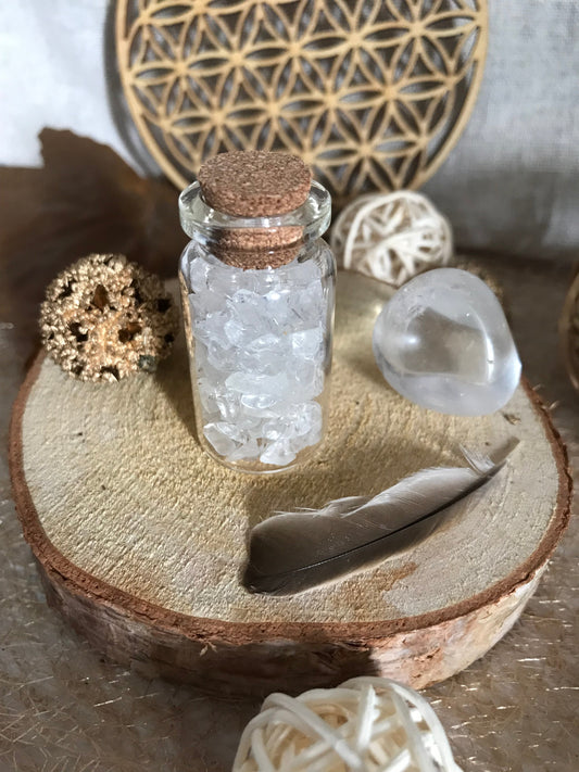 Pierre naturelle Cristal de Roche transparent