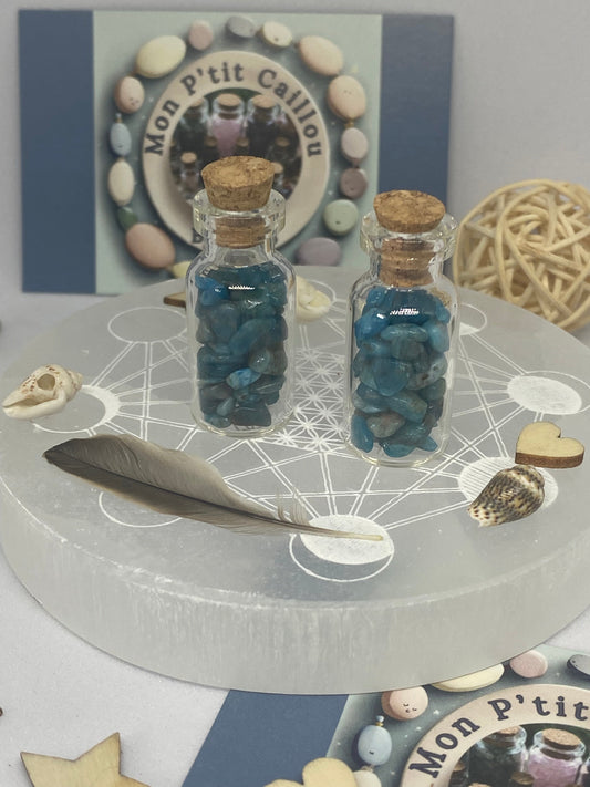 Pierre naturelle Apatite Bleue
