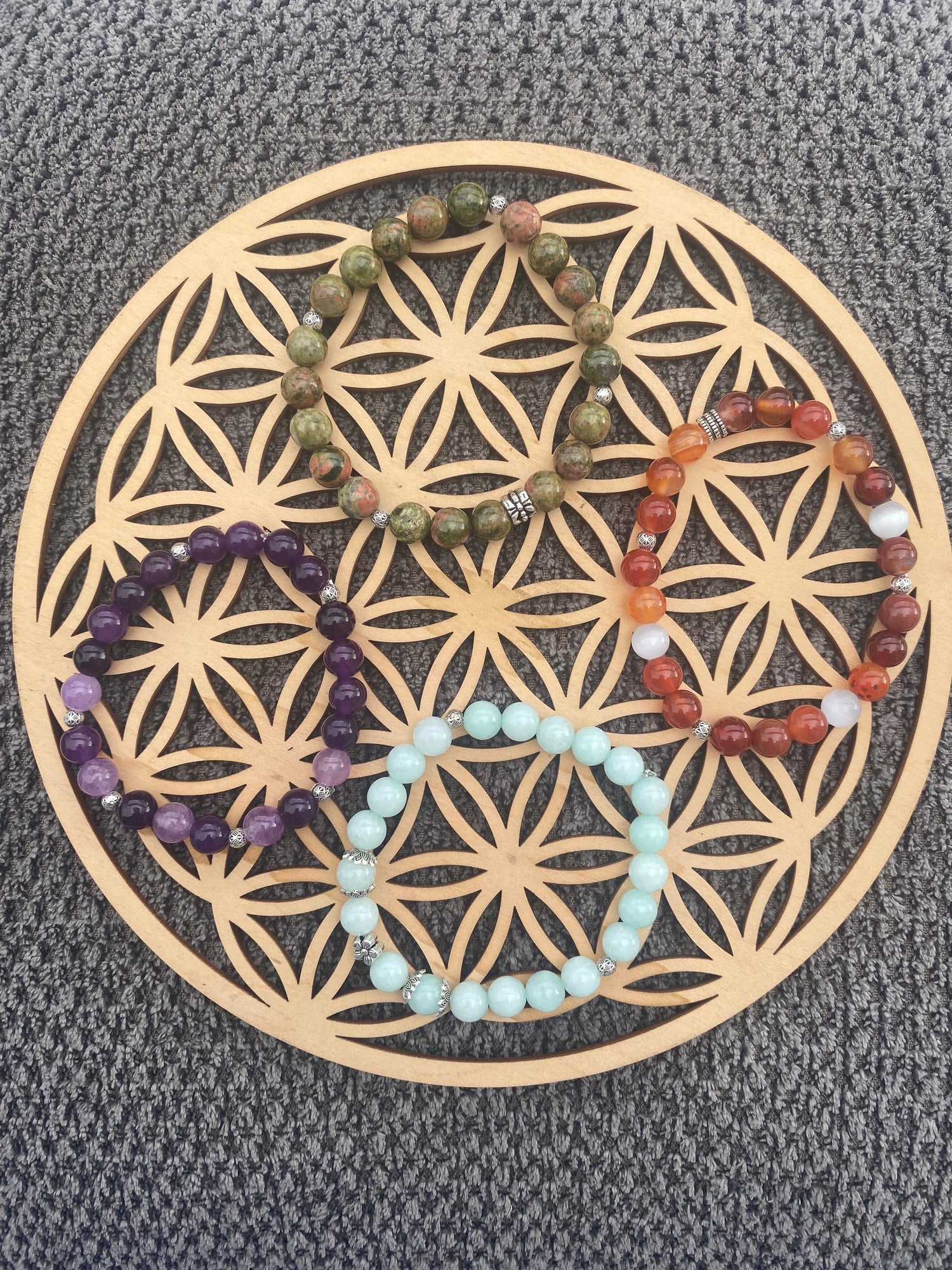 Créations uniques - Bracelets en Pierres Naturelles