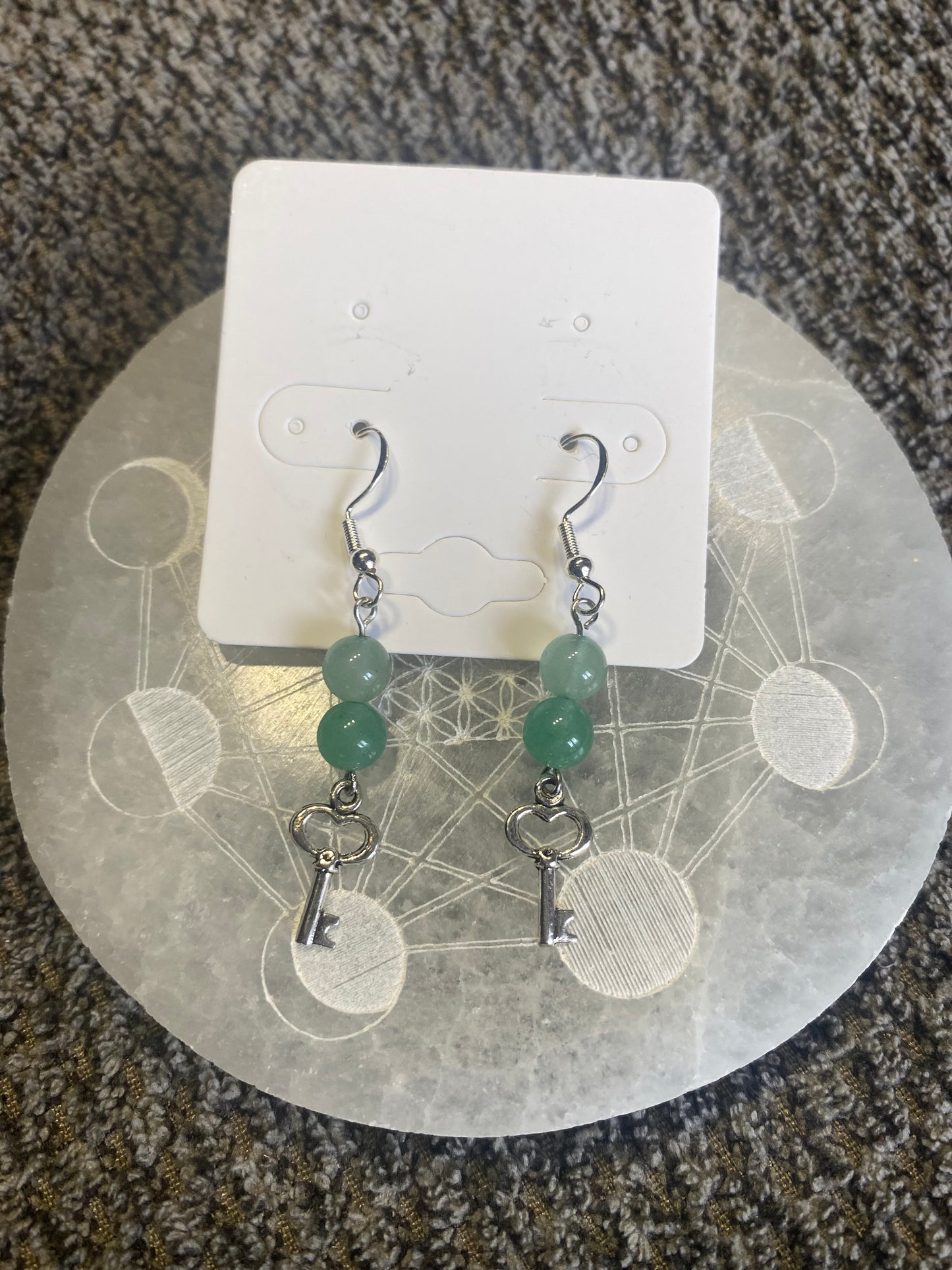 Boucles d’Oreilles - Perles et Clé