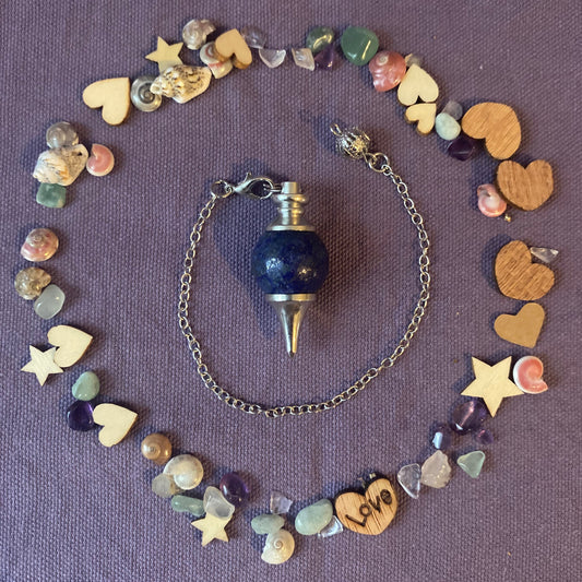 pendule divinatoire Séphoroton en lapis lazuli
